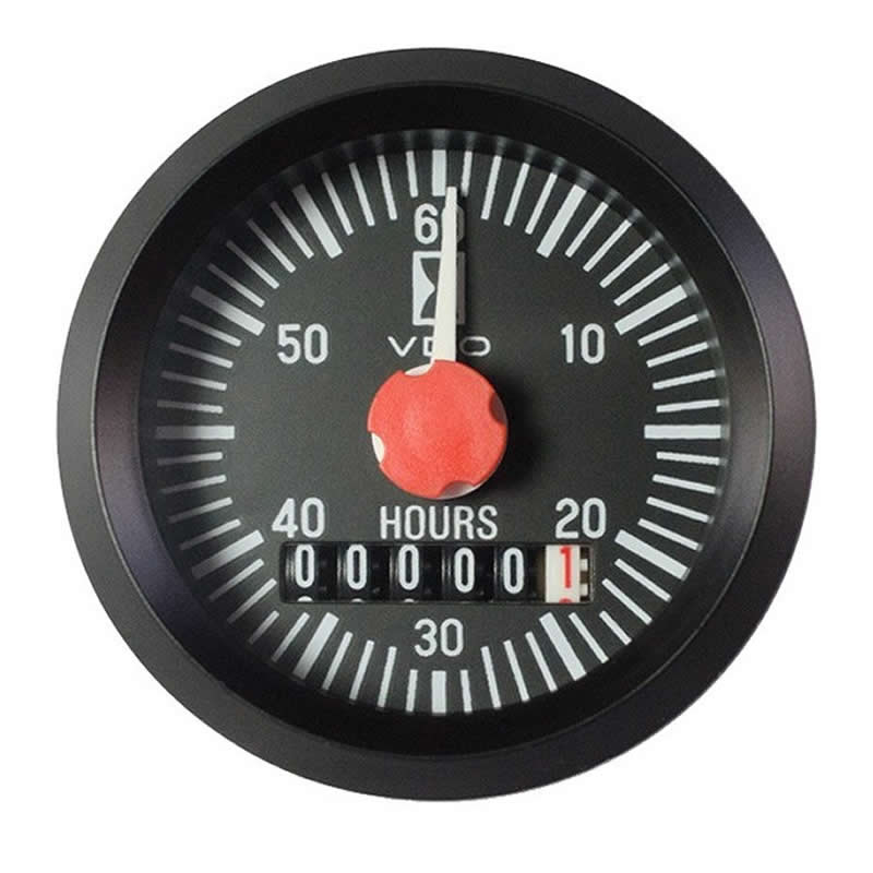 vdo electronic hourmeter gauge